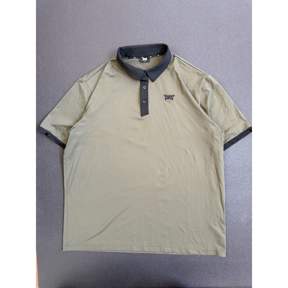 PXG Parsons Polo Shirt Mens XL Green Xtreme Golf Performance